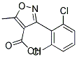 3-(2,6-Dichlorphenyl)-5-Methyl-Isoxazol-4-Carboxylic Acid 结构式