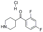 4-(2,4-Difluorobenzoyl)-Piperdine Hydrochloride 结构式