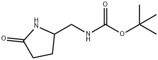 TERT-BUTYL[(5-OXOPYRROLIDIN-2-YL)METHYL]CARBAMATE
 结构式