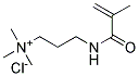 Methacryloylaminopropyltrimethylammonium chloride 结构式