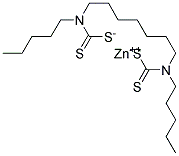 Diamyldithiocarbamic acid, zinc salt 结构式