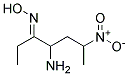 (E)-Methyl-2-[(E)-hydroxyimino]-5-nitro-3-hexanamine 结构式