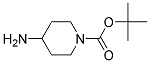 N-tert-Butoxycarbonyl-4-piperidinamine 结构式