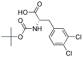 N-tert-Butoxycarbonyl-L-3-(3,4-dichlorophenyl)alanine 结构式