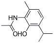 Acetamidothymol 结构式