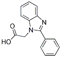 (2-PHENYL-1-BENZIMIDAZOLYL)ACETICACID 结构式