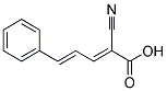 (E,E)-2-CYANO-5-PHENYL-2,4-PENTADIENOICACID 结构式