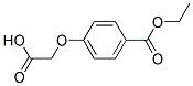 (P-(ETHOXYCARBONYL)PHENOXY)ACETICACID 结构式