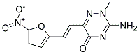 3-AMINO-2-METHYL-6-(2-(5-NITRO-2-FURYL)VINYL)-1,2,4-TRIAZIN-5(2H)-ONE 结构式