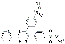 3-(2-PYRIDYL)-5,6-BIS(P-SULFOPHENYL)-1,2,4-TRIAZINEDISODIUMSALT 结构式