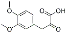 3-(3,4-DIMETHOXYPHENYL)PYRUVICACID 结构式