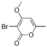 3-BROMO-4-METHOXY-6-METHYL-2-PYRANONE 结构式