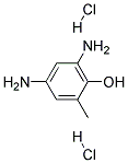 4,6-DIAMINO-O-CRESOLDIHYDROCHLORIDE 结构式