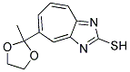 5-(2-METHYL-1,3-DIOXOLAN-2-YL)-2-CYCLOHEPTIMIDAZOLETHIOL 结构式