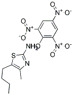 5-BUTYL-4-METHYL-2-THIAZOLAMINEPICRATE 结构式