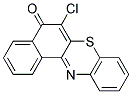 6-CHLOROBENZO(A)PHENOTHIAZIN-5-ONE 结构式