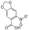 6-NITRO-1,3-BENZODIOXOLE-5-CARBOXYLICACID 结构式