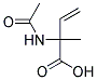 DL-2-ACETAMIDO-2-METHYL-3-BUTENOICACID 结构式