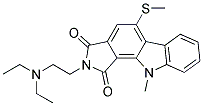 N-(2-(DIETHYLAMINO)ETHYL)-9-METHYL-4-METHYLTHIO-1,2-CARBAZOLEDICARBOXIMIDE 结构式