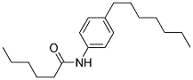 N-(P-HEPTYLPHENYL)HEXANAMIDE 结构式