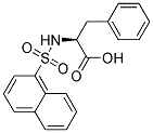 N-(1-NAPHTHYLSULFONYL)-L-PHENYLALANINE 结构式