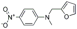 N-METHYL-N-(P-NITROPHENYL)FURFURYLAMINE 结构式