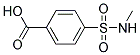 P-(METHYLSULFAMOYL)BENZOICACID 结构式