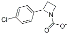 P-CHLOROPHENYL1-AZETIDINECARBOXYLATE 结构式