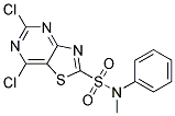 5,7-Dichlorothiazolo[4,5-d]pyrimidin-2-sulfonicacidmethylphenylamide 结构式