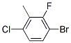 3-BROMO-6-CHLORO-2-FLUOROTOLUENE 结构式