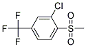 3-CHLORO-4-METHYLSULFONYLBENZOTRIFLUORIDE 结构式