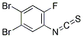 3,4-Dibromo-6-fluorophenylisothiocyanate 结构式
