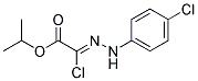 Isopropyl2-chloro-2-[2-(4-chlorophenyl)hydrazono]acetate 结构式