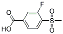 3-氟-4-甲砜基苯甲酸 结构式