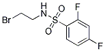 N-(2-溴乙基)-2,4-二氟苯磺酰胺 结构式