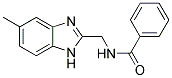 n-((5-Methyl-1H-benzimidazol-2-yl)methyl)benzenecarboxamide 结构式