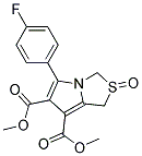 Dimethyl 5-(4-fluorophenyl)-2-oxo-2,3-dihydro-1H-2lambda4-pyrrolo[1,2-c][1,3]thiazole-6,7-dicarboxylate 结构式