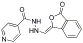 (Z)-N'-((3-Oxoisobenzofuran-1(3H)-ylidene)methyl)isonicotinohydrazide 结构式