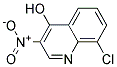 8-CHLORO-4-HYDROXY-3-NITROQUINOLINE
 结构式