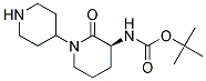 (S)-3-N-BOC-AMINO-[1,4']BIPIPERIDINYL-2-ONE
 结构式