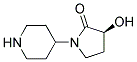 (S)-3-HYDROXY-1-PIPERIDIN-4-YL-PYRROLIDIN-2-ONE
 结构式