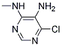 6-chloro-N4-methylpyrimidine-4,5-diamine 结构式