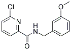 6-Chloro-pyridine-2-carboxylic acid 3-methoxy-benzylamide 结构式