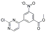 3-(2-Chloro-pyrimidin-4-yl)-5-nitro-benzoic acid methyl ester 结构式