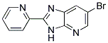 6-bromo-2-pyridin-2-yl-3H-imidazo[4,5-b]pyridine 结构式