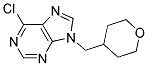 6-chloro-9-(tetrahydro-2H-pyran-4-ylmethyl)-9H-purine 结构式