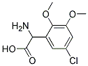 amino(5-chloro-2,3-dimethoxyphenyl)acetic acid 结构式