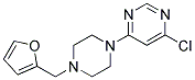 4-Chloro-6-(4-furan-2-ylmethyl-piperazin-1-yl)-pyrimidine 结构式