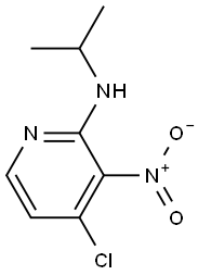 (4-Chloro-3-nitro-pyridin-2-yl)-isopropyl-amine 结构式