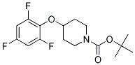 4-(2,4,6-Trifluoro-phenoxy)-piperidine-1-carboxylic acid tert-butyl ester 结构式